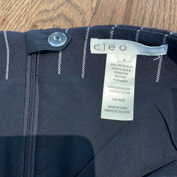 Pencil Skirt Navy/White Pinstripe - Picture 8 of 10